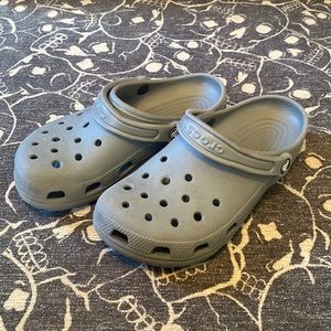 Gray crocs
